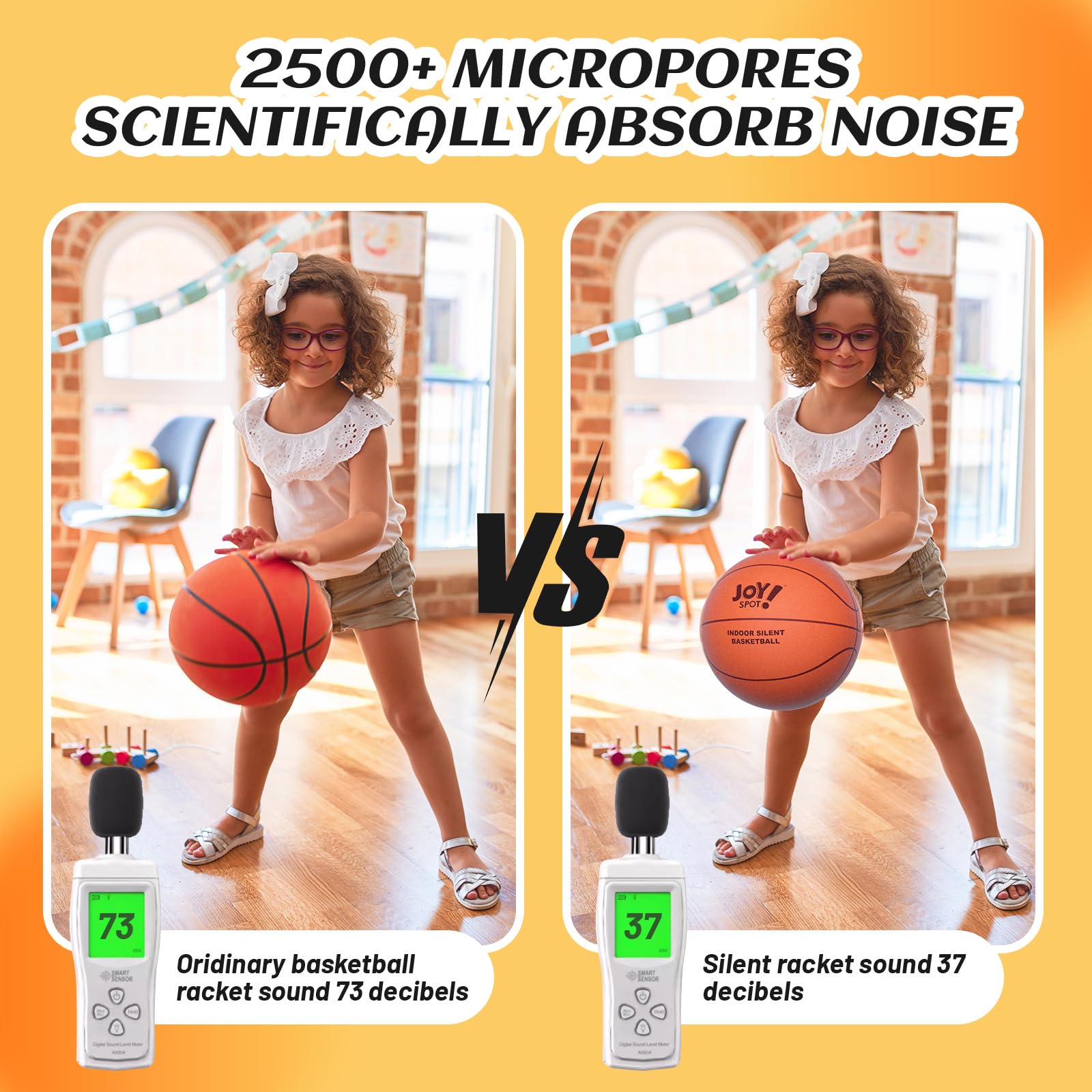 Silent Basketball Supporting Ball Control Practice Without Noise Disruption